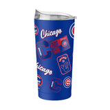 Chicago Cubs 20oz Dream Weave Powder Coat Tumbler - Logo Brands - Flyclothing LLC