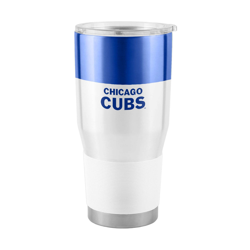 Chicago Cubs 30oz Colorblock Stainless Tumbler - Logo Brands - Flyclothing LLC