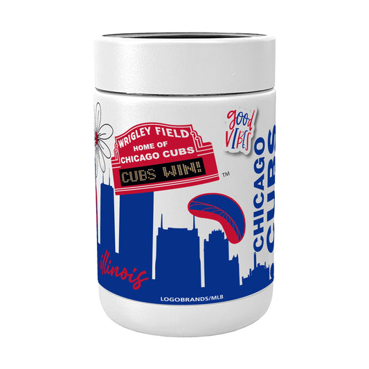Chicago Cubs Powder Native Coat Coolie - Logo Brands - Flyclothing LLC