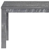 35" Gray Solid Wood Dining Table - Homeroots - Flyclothing LLC