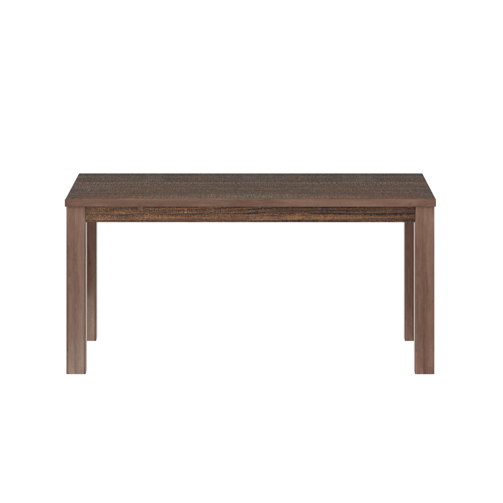 35" Espresso Solid Wood Dining Table - Homeroots - Flyclothing LLC