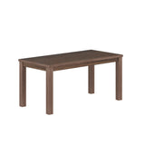 35" Espresso Solid Wood Dining Table - Homeroots - Flyclothing LLC