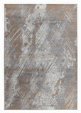8' X 11' Brown Abstract Area Rug - Homeroots - Flyclothing LLC