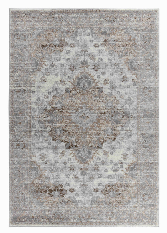4' X 6' Brown Oriental Area Rug - Homeroots - Flyclothing LLC