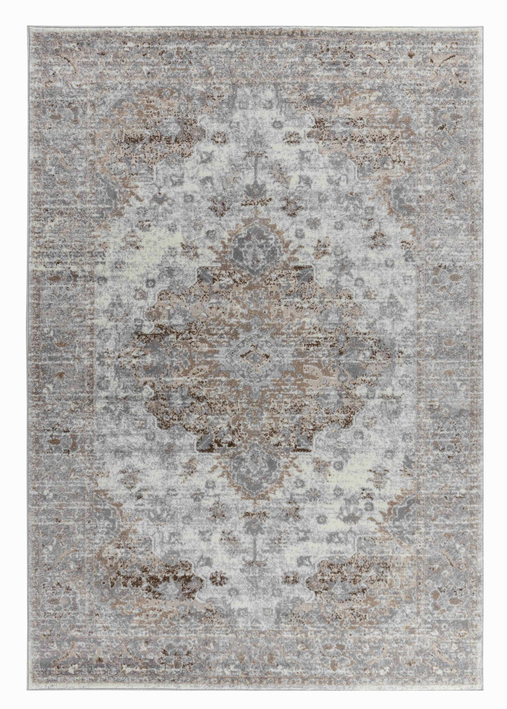 5' X 8' Brown Oriental Area Rug - Homeroots - Flyclothing LLC