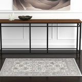 4' X 6' Grey Oriental Area Rug - Homeroots - Flyclothing LLC