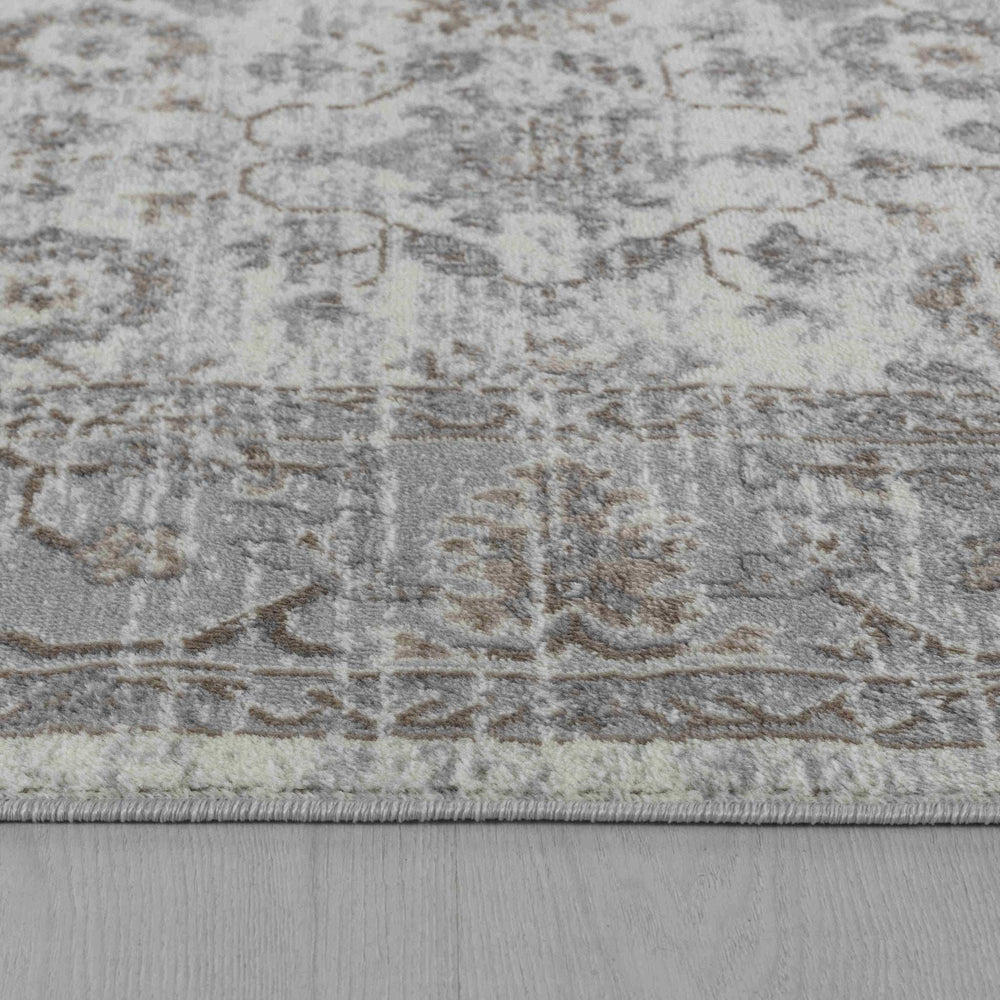 5' X 8' Grey Oriental Area Rug - Homeroots - Flyclothing LLC