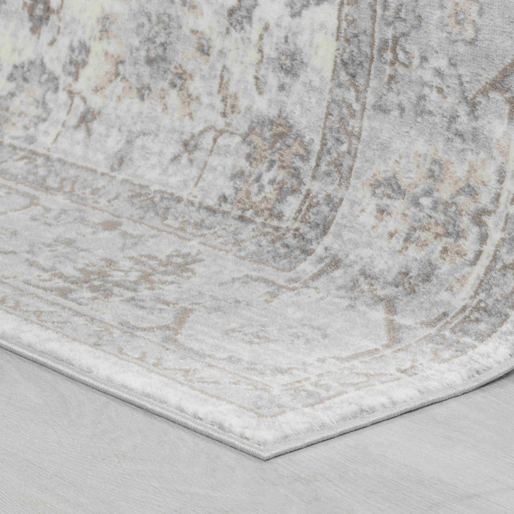 5' X 8' Grey Oriental Area Rug - Homeroots - Flyclothing LLC