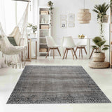 5' X 8' Brown Geometric Area Rug - Homeroots - Flyclothing LLC
