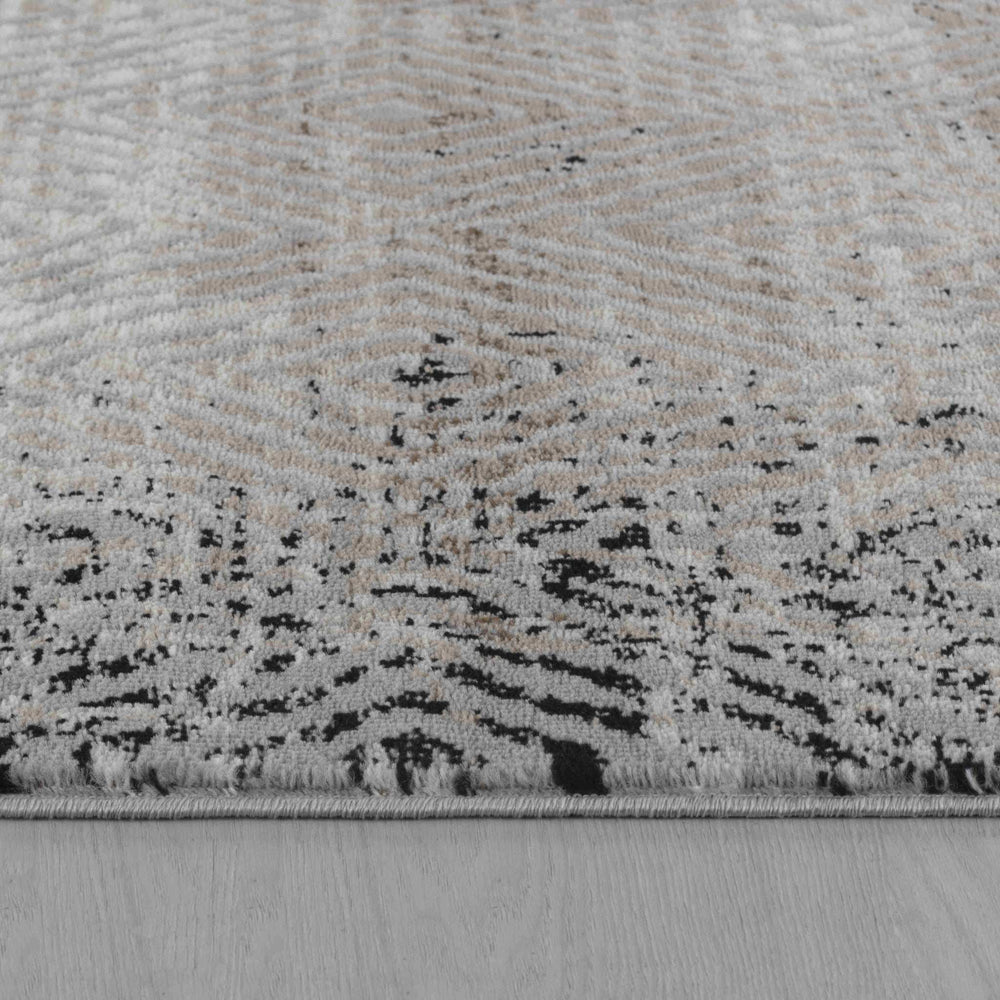 5' X 8' Brown Geometric Area Rug - Homeroots - Flyclothing LLC