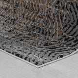 5' X 8' Brown Geometric Area Rug - Homeroots - Flyclothing LLC