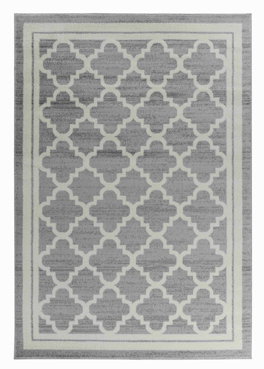 4' X 6' Grey Moroccan Area Rug - Homeroots - Flyclothing LLC