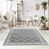 5' X 8' Grey Moroccan Area Rug - Homeroots - Flyclothing LLC