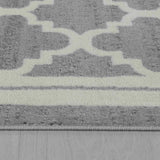5' X 8' Grey Moroccan Area Rug - Homeroots - Flyclothing LLC