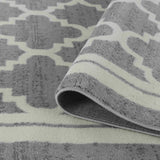 5' X 8' Grey Moroccan Area Rug - Homeroots - Flyclothing LLC