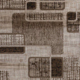 7' X 10' Brown Geometric Area Rug - Homeroots - Flyclothing LLC