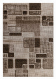 7' X 10' Brown Geometric Area Rug - Homeroots - Flyclothing LLC