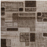 8' X 11' Brown Geometric Area Rug - Homeroots - Flyclothing LLC