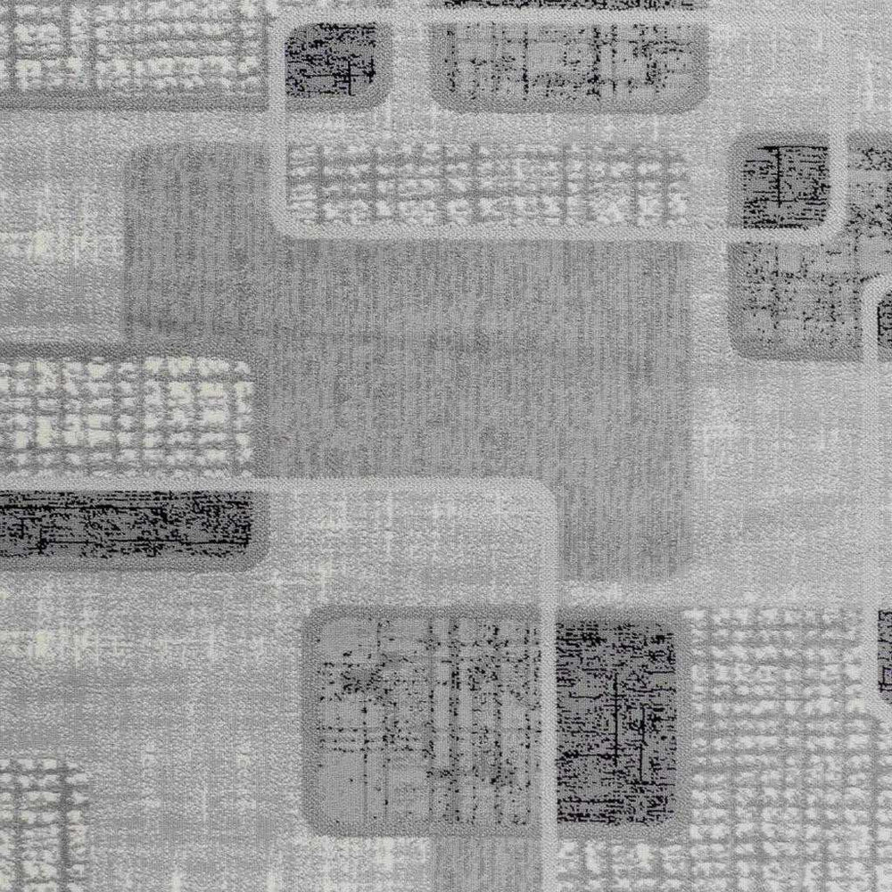 7' X 10' Grey Geometric Area Rug - Homeroots - Flyclothing LLC