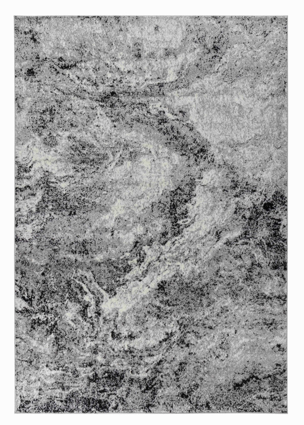 8' X 11' Grey Abstract Area Rug - Homeroots - Flyclothing LLC