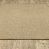 2' X 4' Beige Stain Resistant Indoor Outdoor Area Rug - Homeroots - Flyclothing LLC
