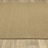 4' X 6' Tan Stain Resistant Indoor Outdoor Area Rug - Homeroots - Flyclothing LLC
