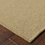 8' X 11' Tan Stain Resistant Indoor Outdoor Area Rug - Homeroots - Flyclothing LLC