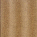 8' X 11' Tan Striped Stain Resistant Indoor Outdoor Area Rug - Homeroots - Flyclothing LLC