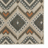 2' X 8' Gray Geometric Stain Resistant Indoor Outdoor Area Rug - Homeroots - Flyclothing LLC