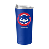 Vintage Chicago Cubs 1984 Royal 20oz Powder Coat Tumbler - Logo Brands - Flyclothing LLC
