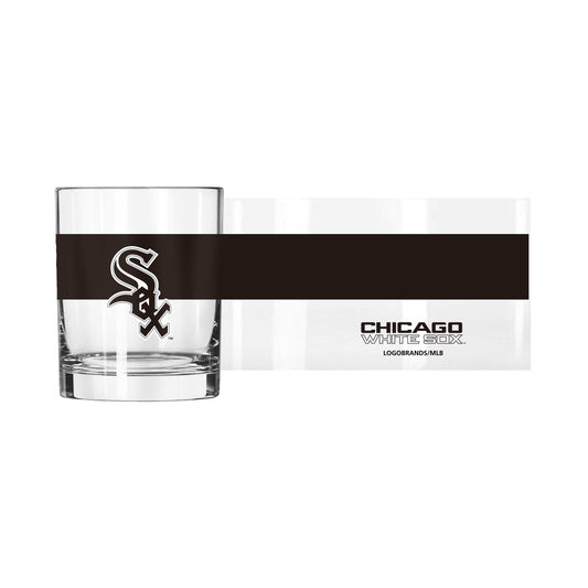 Chicago White Sox 14oz Colorblock Rocks Glass - Logo Brands - Flyclothing LLC