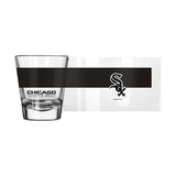 Chicago White Sox 2oz Colorblock Shot Glass - Logo Brands - Flyclothing LLC