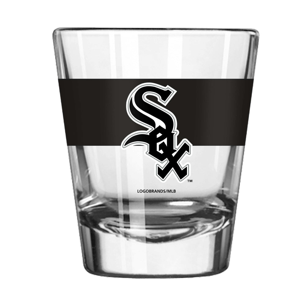 Chicago White Sox 2oz Colorblock Shot Glass - Logo Brands - Flyclothing LLC