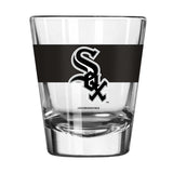 Chicago White Sox 2oz Colorblock Shot Glass - Logo Brands - Flyclothing LLC