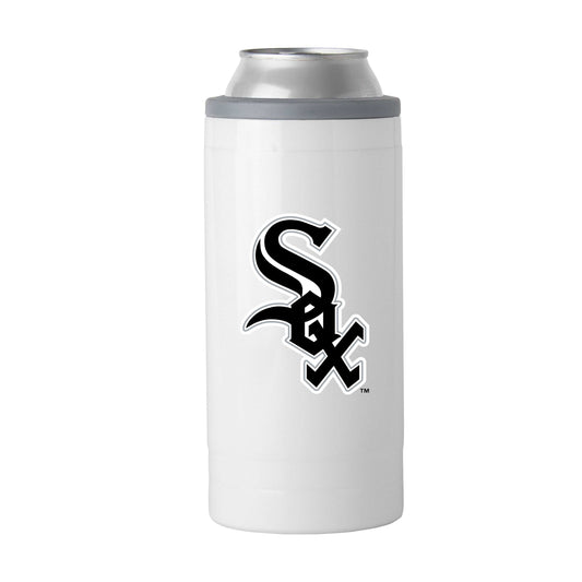 Chicago White Sox Letterman 12 oz Slim Can Coolie - Logo Brands - Flyclothing LLC