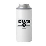 Chicago White Sox Letterman 12 oz Slim Can Coolie - Logo Brands - Flyclothing LLC