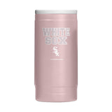 Chicago White Sox Stencil Powder Coat Slim Can Coolie - Logo Brands - Flyclothing LLC