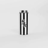 Chicago White Sox 12oz Striped Powdercoat SlimCan Coolie - Logo Brands - Flyclothing LLC