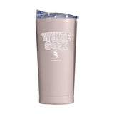Chicago White Sox 20oz Stencil Powder Coat Tumbler - Logo Brands - Flyclothing LLC