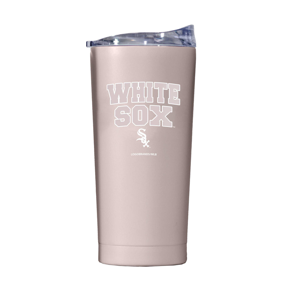 Chicago White Sox 20oz Stencil Powder Coat Tumbler - Logo Brands - Flyclothing LLC