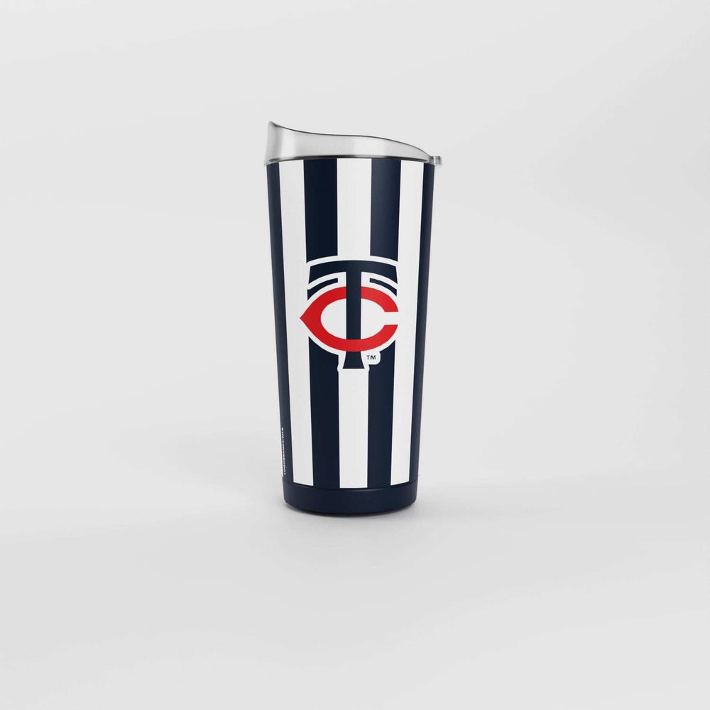 Chicago White Sox 20oz Striped Powder Coat Tumbler - Logo Brands - Flyclothing LLC
