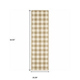 2' X 8' Gray and Ivory Geometric Stain Resistant Indoor Outdoor Area Rug - Homeroots - Flyclothing LLC