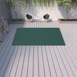 9' X 13' Blue and Green Geometric Stain Resistant Indoor Outdoor Area Rug - Homeroots - Flyclothing LLC