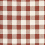 7' X 10' Red and Ivory Geometric Stain Resistant Indoor Outdoor Area Rug - Homeroots - Flyclothing LLC