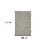 10' X 13' Beige Geometric Stain Resistant Indoor Outdoor Area Rug - Homeroots - Flyclothing LLC