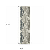2' X 7' Beige Floral Stain Resistant Indoor Outdoor Area Rug - Homeroots - Flyclothing LLC