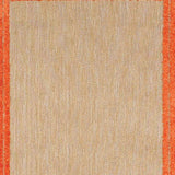 2' X 8' Orange Stain Resistant Indoor Outdoor Area Rug - Homeroots - Flyclothing LLC