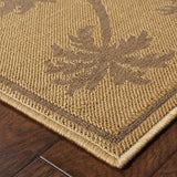 9' X 13' Beige Stain Resistant Indoor Outdoor Area Rug - Homeroots - Flyclothing LLC