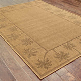 9' X 13' Beige Stain Resistant Indoor Outdoor Area Rug - Homeroots - Flyclothing LLC