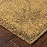 9' X 13' Tan Stain Resistant Indoor Outdoor Area Rug - Homeroots - Flyclothing LLC
